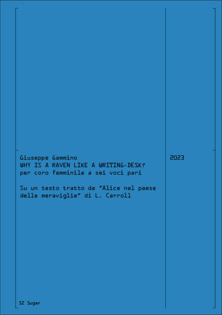 Why is a raven like a writing-desk